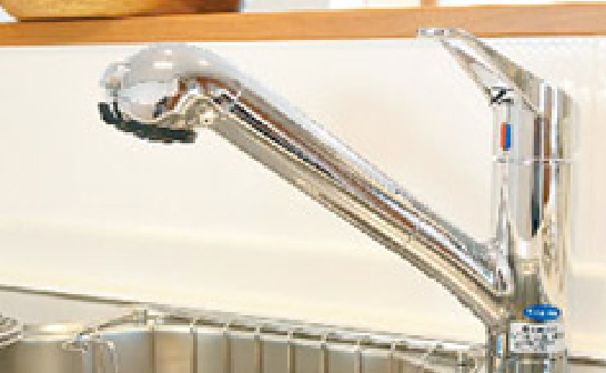 浄水器付き水栓